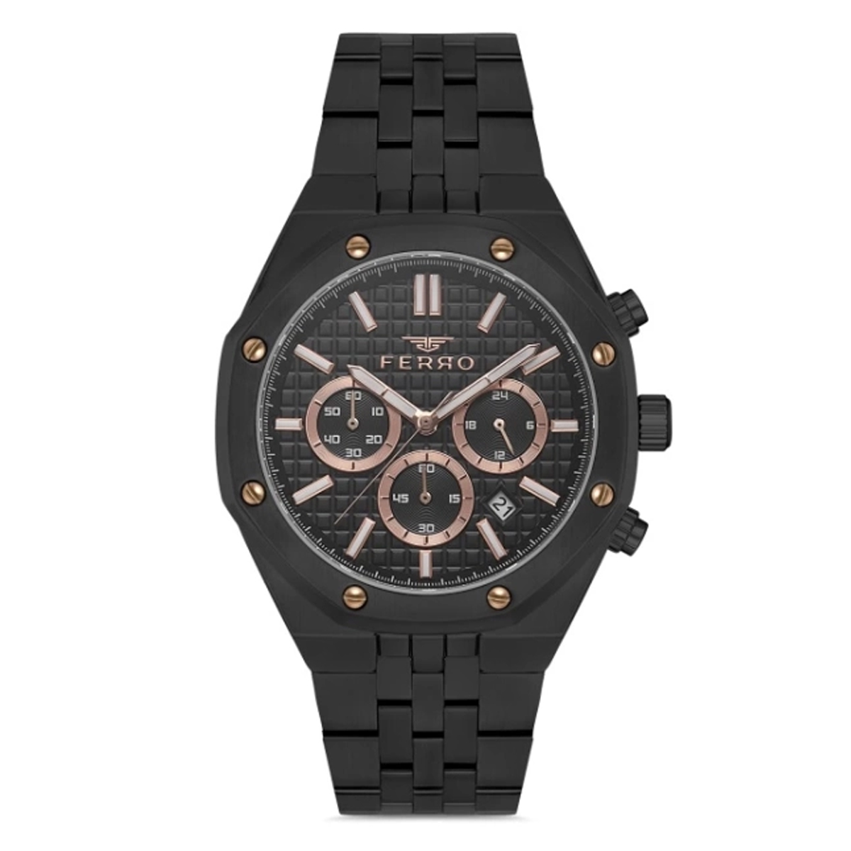 MONTRE FERRO HOMME M.FONCTION ACIER